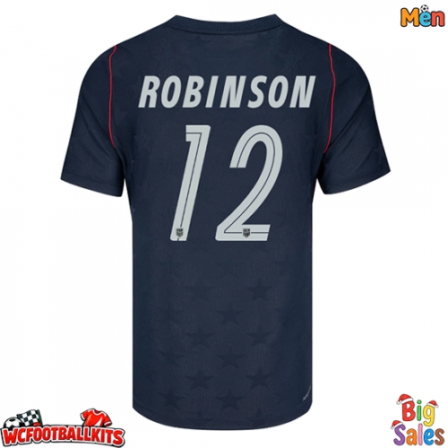 United States Miles Robinson #12 Replica Away Stadium Shirt World Cup 2026 Short Sleeve
